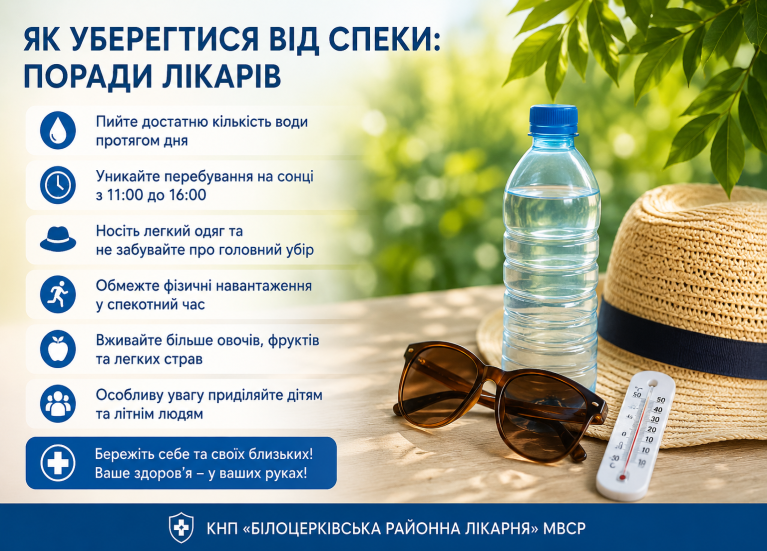 Як уберегтися від спеки: поради лікарів у літній період
